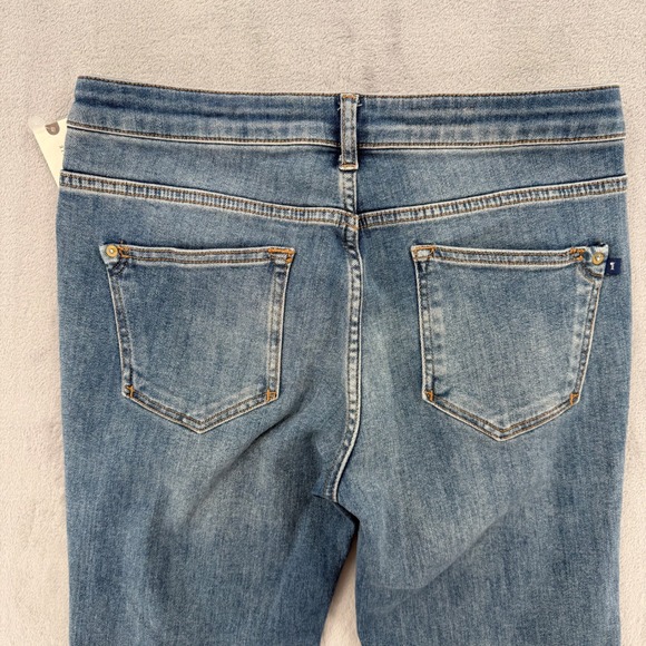 Anthropologie x Pilcro Jeans Bootcut Flare Blue Wash Denim Pants Womens size 29 - Picture 12 of 16